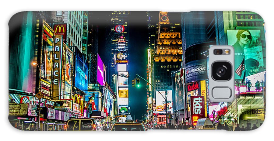 Nyc Galaxy Case featuring the photograph Times Square NYC by Johnny Lam