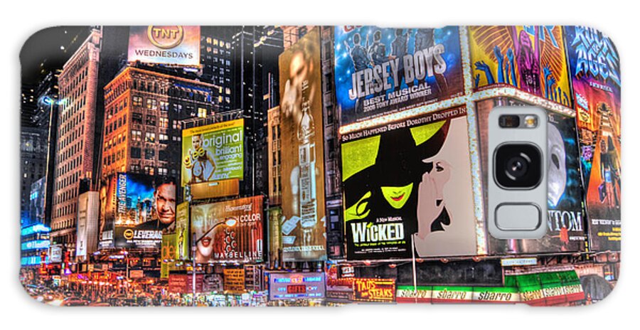 Manhattan Galaxy Case featuring the photograph Times Square by Randy Aveille