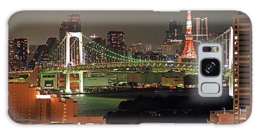 Tokyo Tower Galaxy Case featuring the photograph Tokyo Tower by The Landscape Of Regional Cities In Japan.