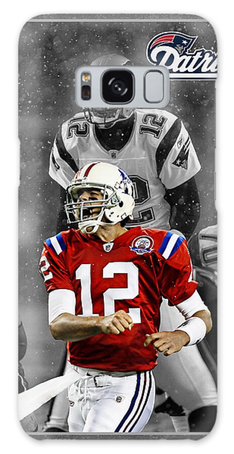Tom Brady Galaxy Case featuring the photograph Tom Brady Patriots by Joe Hamilton