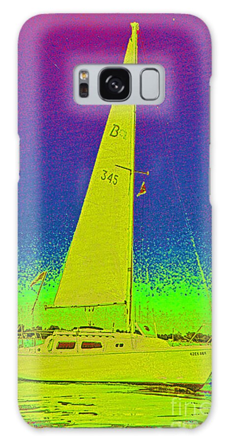 Tom Ray Galaxy Case featuring the photograph Tom Ray's Sailboat by First Star Art