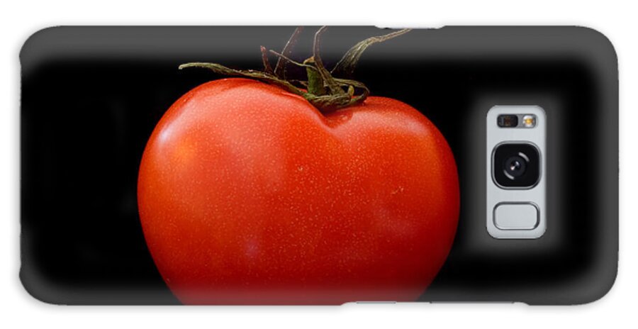 Tomato Galaxy S8 Case featuring the photograph Tomato on Black by Jeremy Voisey