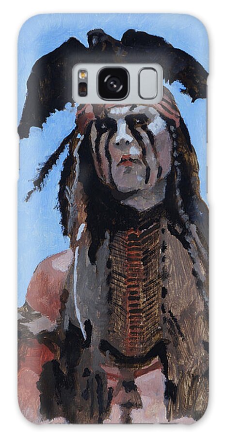 Tonto Galaxy Case featuring the painting Tonto by Robert Bissett