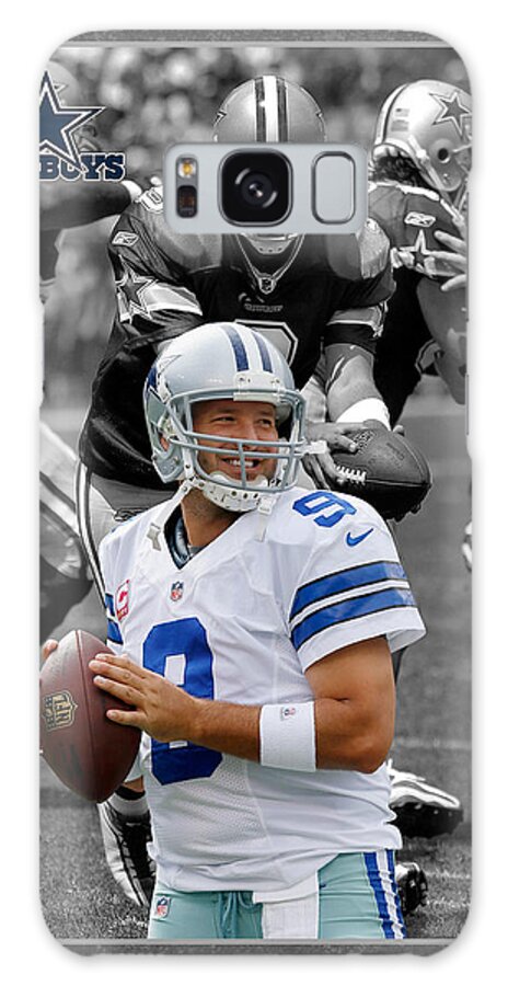 Tony Romo Galaxy Case featuring the photograph Tony Romo Cowboys by Joe Hamilton