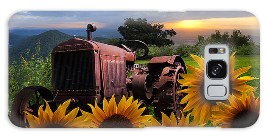 Appalachia Galaxy Case featuring the photograph Tractor Heaven by Debra and Dave Vanderlaan