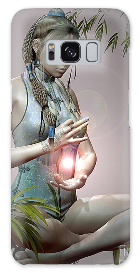 Peace Galaxy Case featuring the digital art Tranquil Emotions by Shadowlea Is