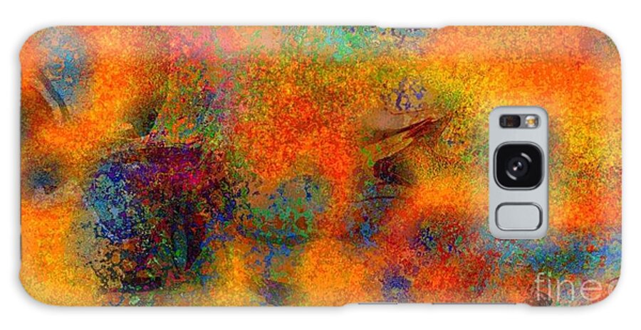 Abstract Art Prints Galaxy Case featuring the digital art Transitions by D Perry