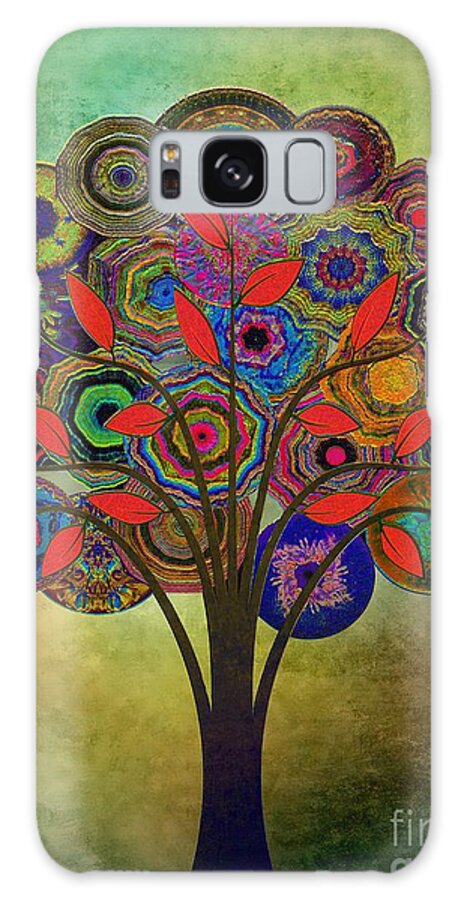 Abstract Galaxy Case featuring the digital art Tree of Life 2. version by Klara Acel