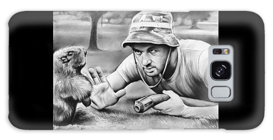 Caddyshack Galaxy Case featuring the drawing Tribute to Caddyshack by Greg Joens