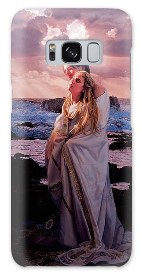 Romantic Prints Galaxy S8 Case featuring the painting Tristan and Isolde by Patrick Whelan