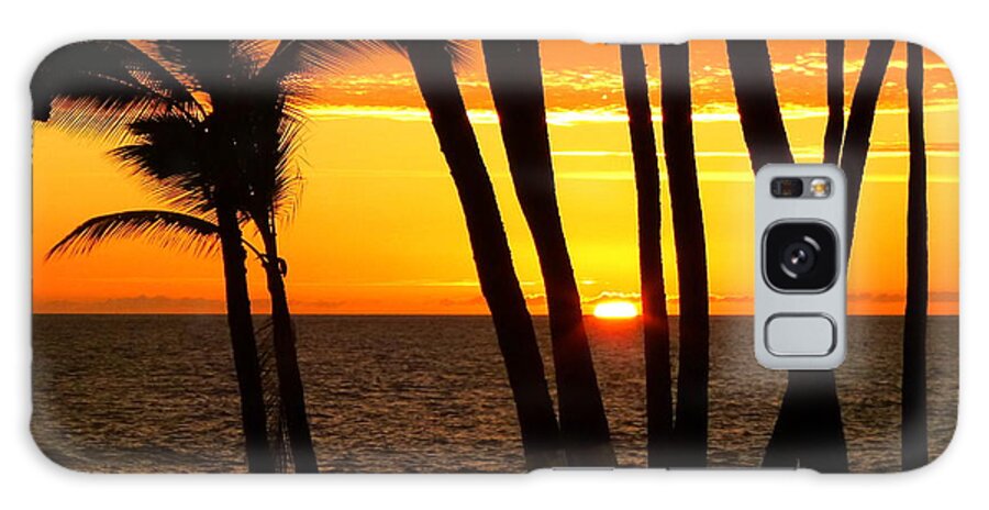 Tropical Galaxy Case featuring the photograph Tropical Sunset by Lori Seaman
