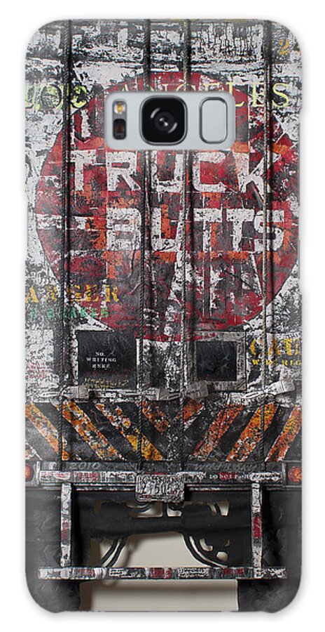 Truck Galaxy Case featuring the mixed media Truck Butts by Blue Sky