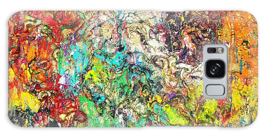 Abstract Galaxy Case featuring the painting True Happiness by Yael VanGruber