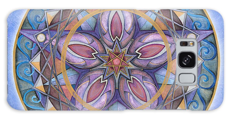 Mandala Art Galaxy Case featuring the painting Truth Mandala by Jo Thomas Blaine