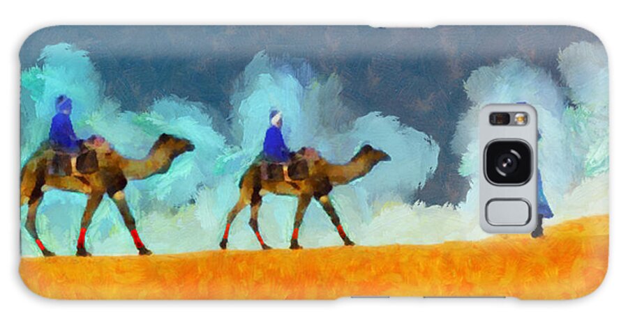 Rossidis Galaxy Case featuring the painting Tuareg by George Rossidis