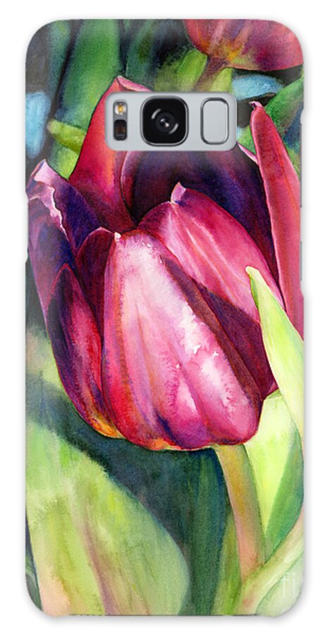 Tulip Galaxy Case featuring the painting Tulip Delight by Hailey E Herrera