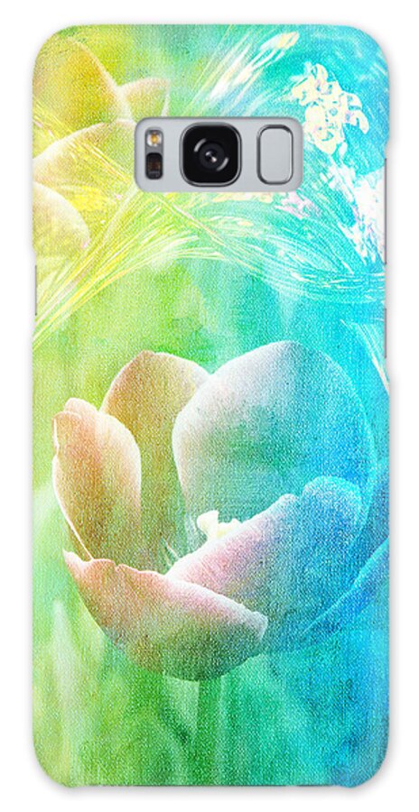 Tulips Galaxy Case featuring the photograph Tulip Garden by James Bethanis
