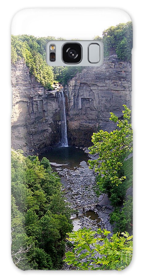 Landscape Galaxy Case featuring the photograph Tunkhannock Falls 2 by Tom Doud
