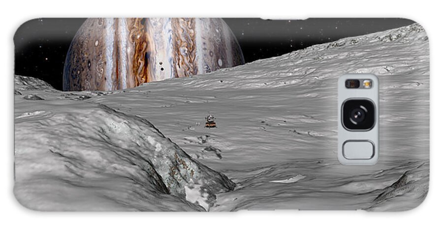 Spaceship Galaxy Case featuring the digital art Turbulent Giant by David Robinson
