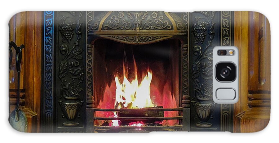 Ireland Galaxy Case featuring the photograph Turf fire in Irish Cottage by James Truett