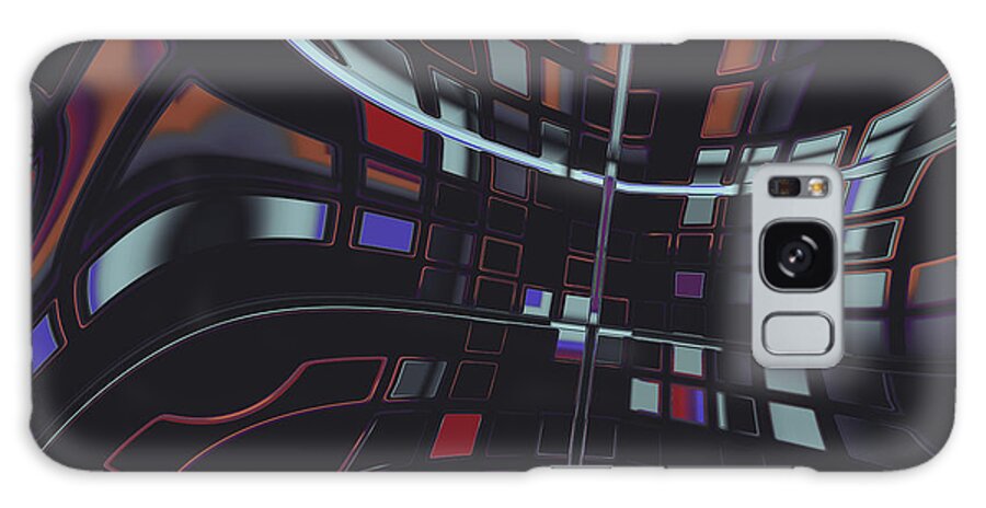 Abstract Galaxy Case featuring the digital art Turmoil by Judi Suni Hall