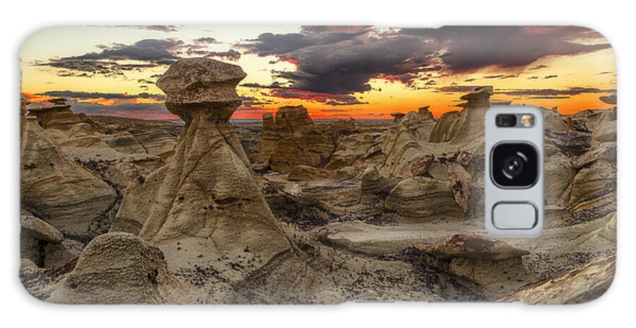 Badlands Galaxy Case featuring the photograph Twilight at Ah-Shi-Sle-Pah by Alex Mironyuk