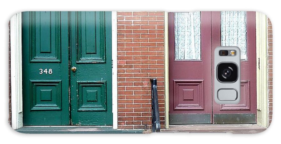 Door Galaxy Case featuring the photograph Twin Doors by Sally Simon
