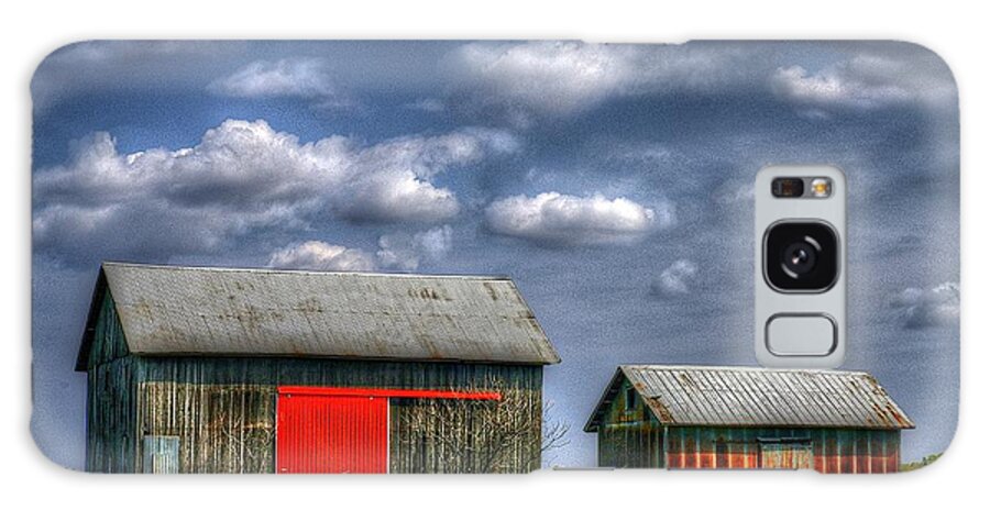 Barns Galaxy Case featuring the photograph Twins by Randy Pollard