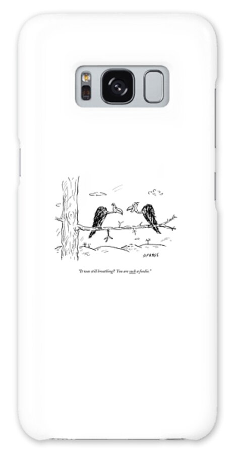 Two Buzzards Sit And Talk On A Branch Galaxy Case