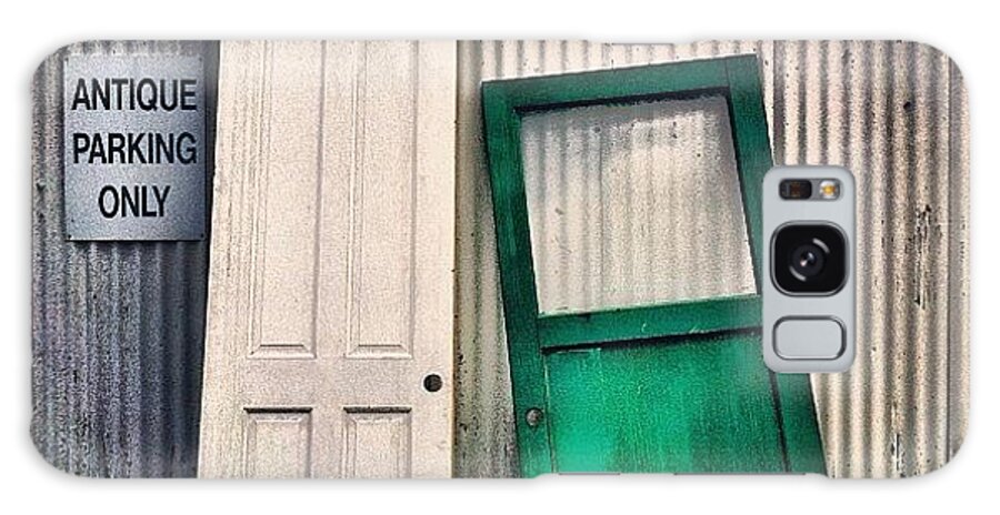 Doorsondoors Galaxy Case featuring the photograph Two Doors by Julie Gebhardt