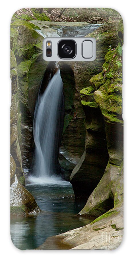 Akron Galaxy S8 Case featuring the photograph Un-named Falls by Jack R Perry