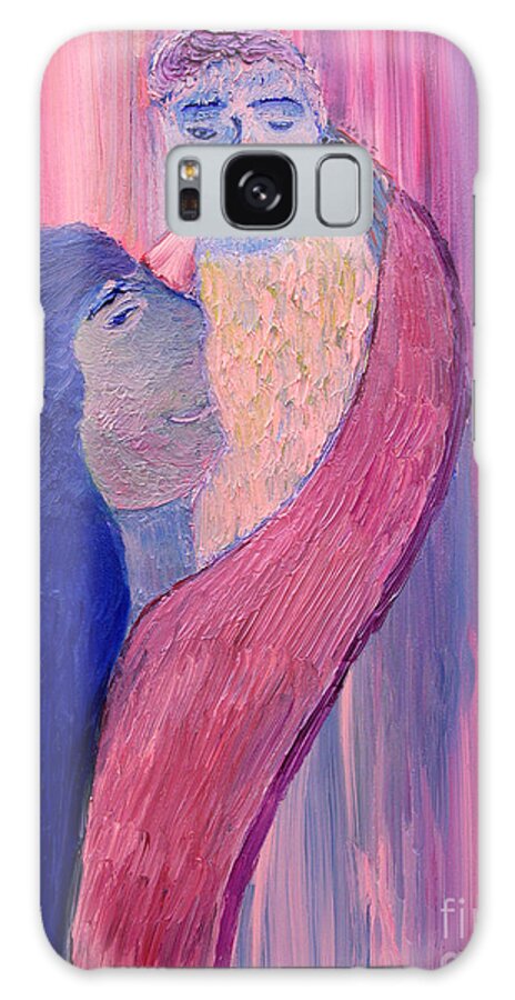 Unbreakable Bond Galaxy Case featuring the painting Unbreakable Bond by Vadim Levin