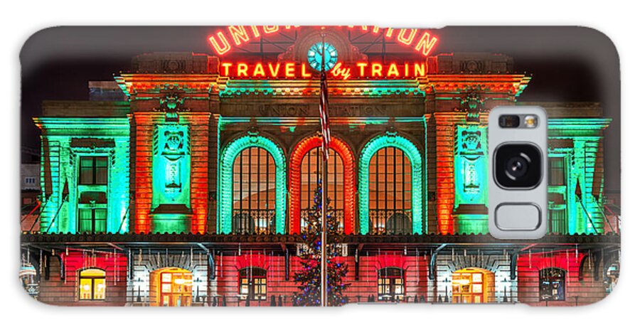 Christmas Galaxy Case featuring the photograph Union Station by Darren White