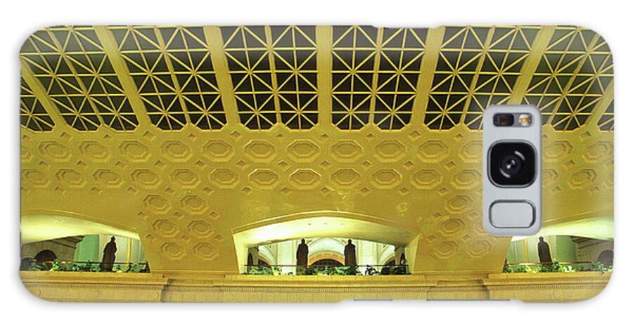 Ceiling Galaxy Case featuring the photograph Union Station Interior, Washington Dc by Hisham Ibrahim