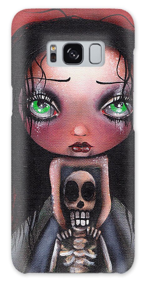 Abril Andrade Griffith Galaxy Case featuring the painting Until the End by Abril Andrade