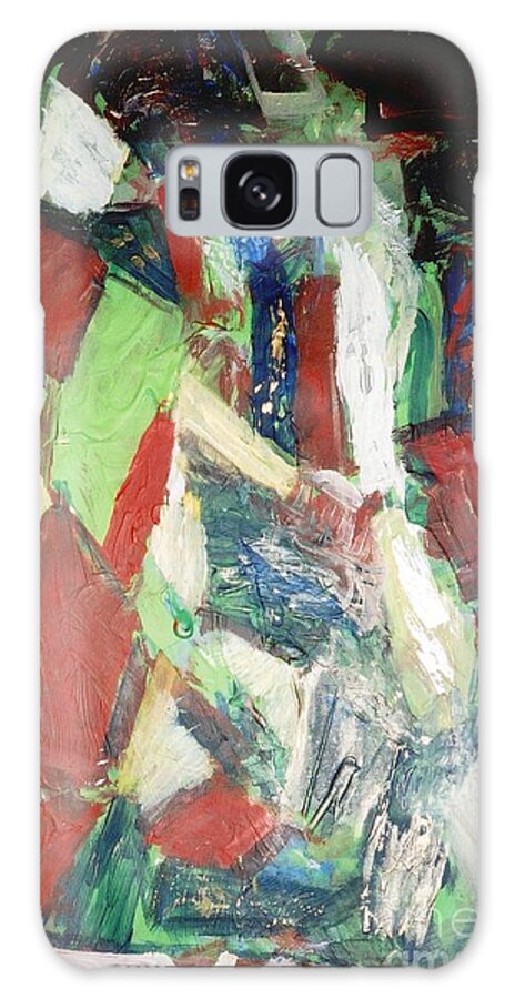 Spring Galaxy Case featuring the painting Untitled CompositionII by Fereshteh Stoecklein