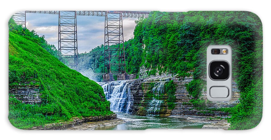 Upper Falls Galaxy S8 Case featuring the photograph Upper Falls by Rick Bartrand