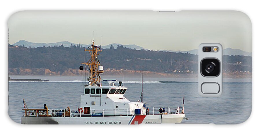 Boat Galaxy Case featuring the photograph U.S. Coast Guard Cutter - Hawksbill by Deana Glenz