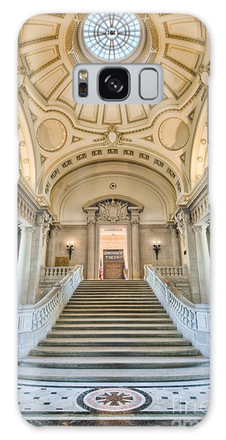 Clarence Holmes Galaxy S8 Case featuring the photograph US Naval Academy Bancroft Hall I by Clarence Holmes