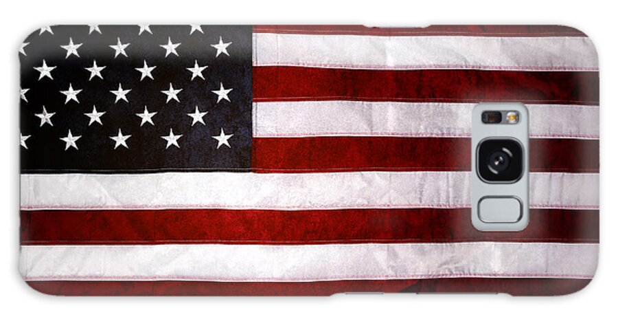 Flag Galaxy Case featuring the photograph USA by Les Cunliffe