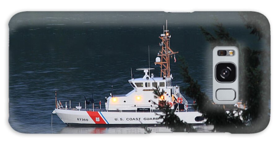 Puget Sound Waters Galaxy Case featuring the photograph USCGC Blue Shark by E Faithe Lester