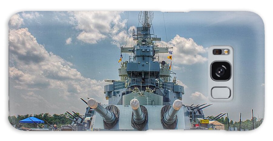Uss North Carolina Galaxy S8 Case featuring the photograph USS North Carolina by Chris Berrier