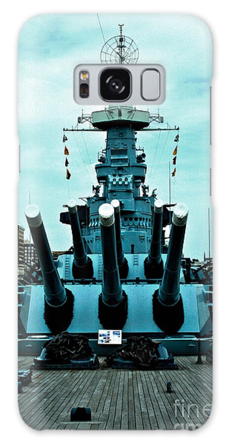 Military Galaxy Case featuring the photograph USS North Carolina by Tommy Anderson