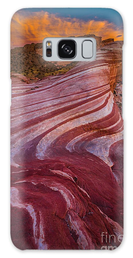 America Galaxy Case featuring the photograph Valley of Fire by Inge Johnsson