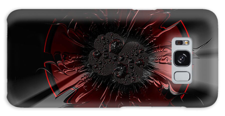 Fractal Galaxy S8 Case featuring the digital art Vampire Virus by Jon Munson II