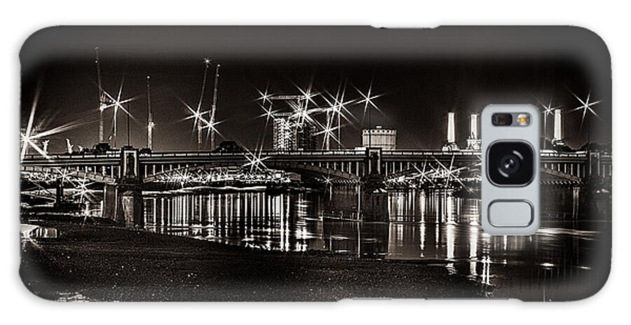 Bridge Galaxy Case featuring the photograph Vauxhall Bridge at Night by Lenny Carter