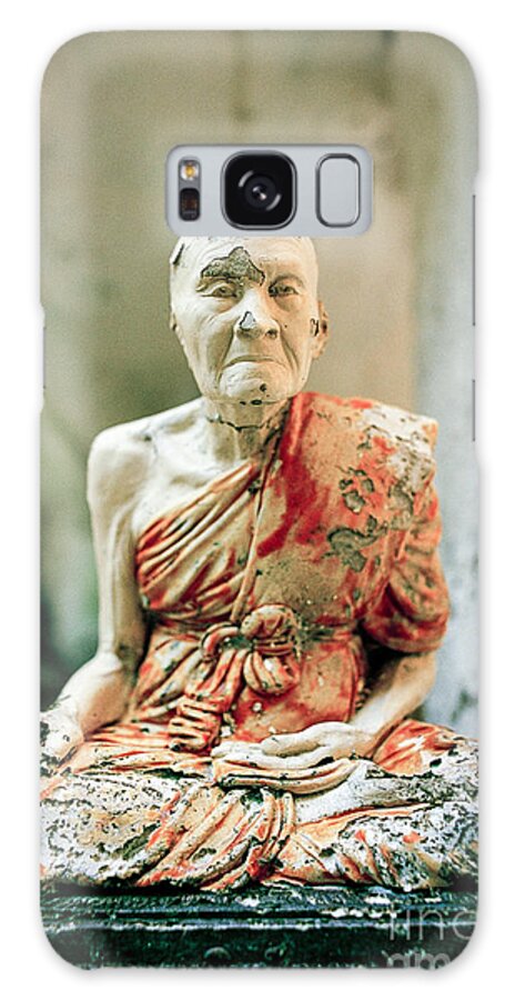 Monk Galaxy Case featuring the photograph Venerable Old Buddhist Monk by Dean Harte