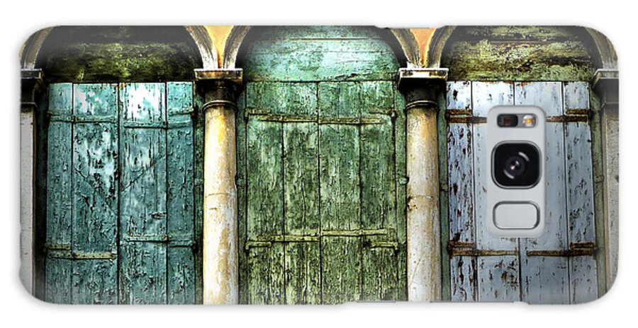 Door Photography Galaxy Case featuring the photograph Venice Italy 3 Doors by Gigi Ebert