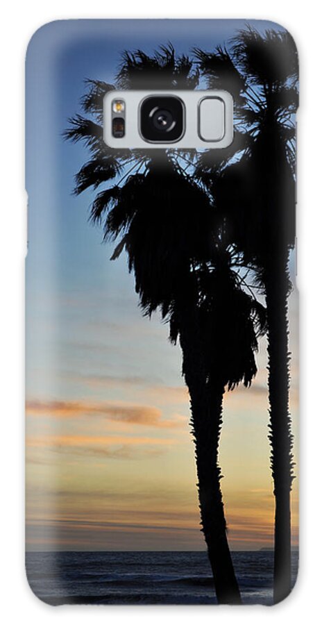 Ventura Galaxy S8 Case featuring the photograph Ventura Palm Sunset by Kyle Hanson