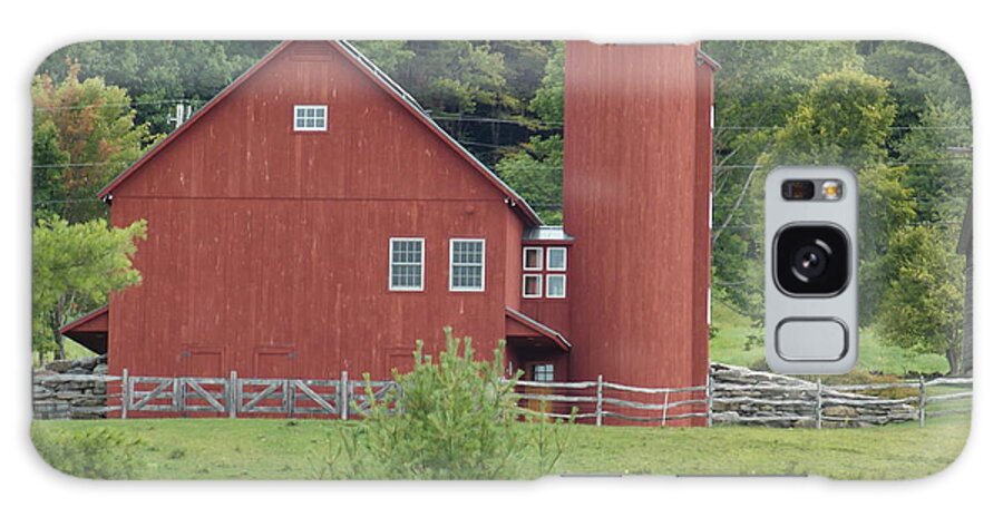 Farm Galaxy Case featuring the photograph Vermont Farm by Catherine Gagne